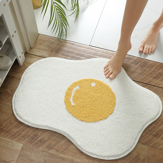 Cartoon Carpet Poached Egg